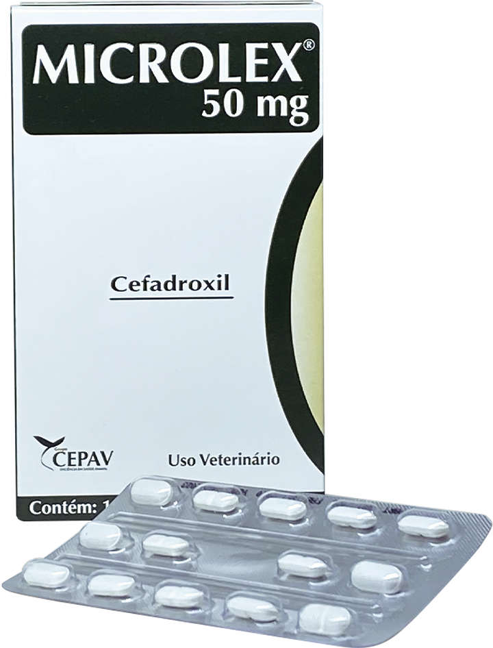 Antibiótico Cepav Microlex Cefadoxil 14 Comprimidos - 50 mg