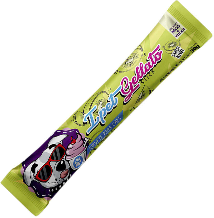 Sorvete Ipet para Cães Sabor Kiwi - 30g