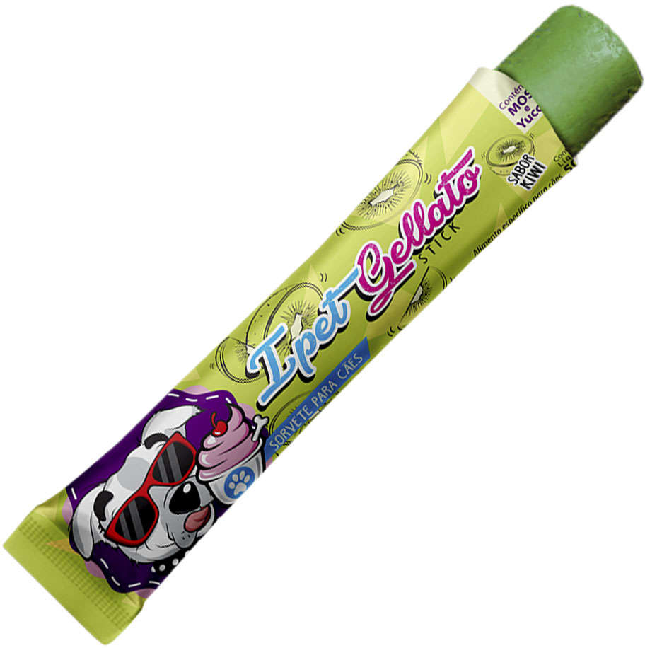 Sorvete Ipet para Cães Sabor Kiwi - 30g