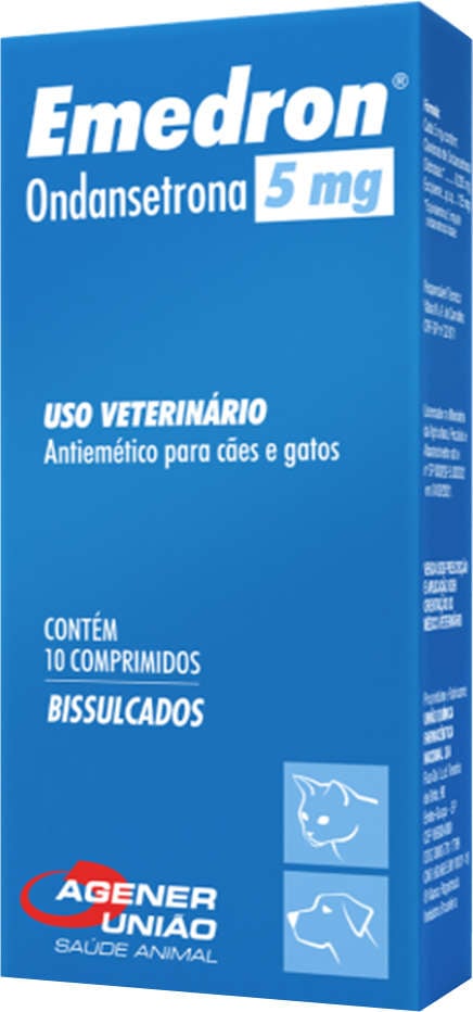 Antiemético Agener Emedron com 10 Comprimidos - 5 mg