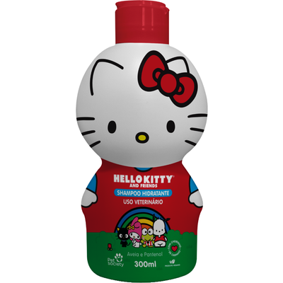 Shampoo Hidratante Pet Society Hello Kitty Aveia e Pantenol