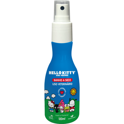 Banho a Seco Pet Society Hello Kitty Aveia e Pantenol