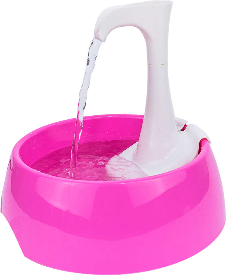 Fonte Bebedouro Aqua First Bivolt Rosa - Tam. Único