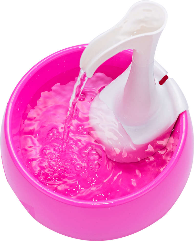 Fonte Bebedouro Aqua First Bivolt Rosa - Tam. Único
