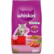 Ração Whiskas Carne e Leite para Gatos Filhotes - 500 g