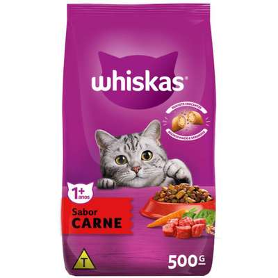 Ração Whiskas Carne para Gatos Adultos