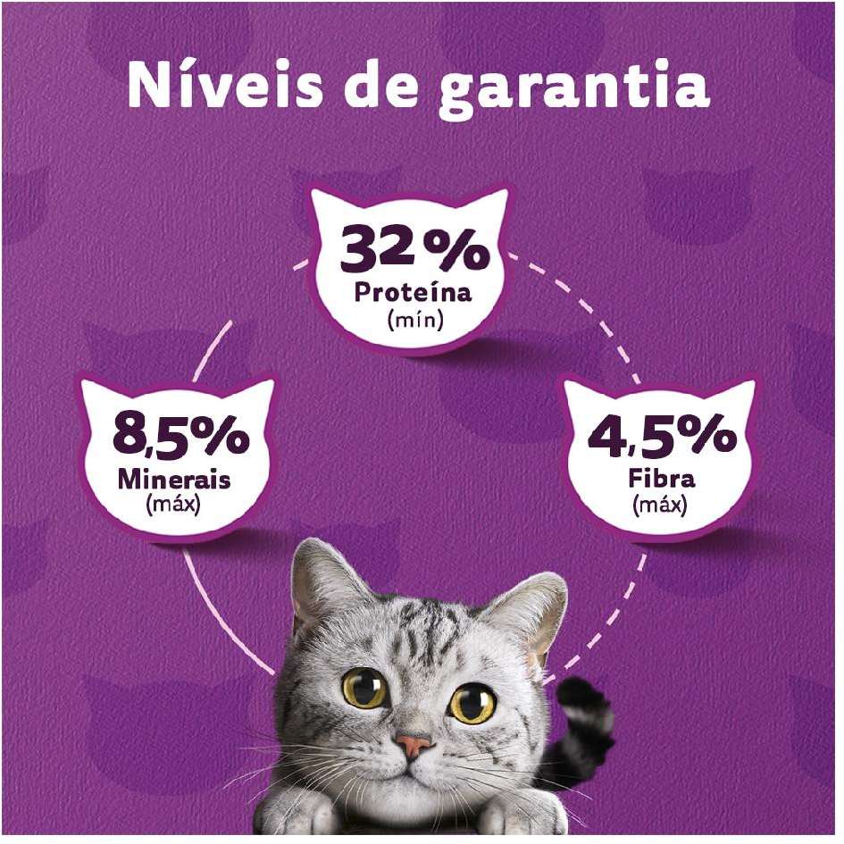 Ração Seca Whiskas Peixe para Gatos Adultos Castrados - 2,7Kg