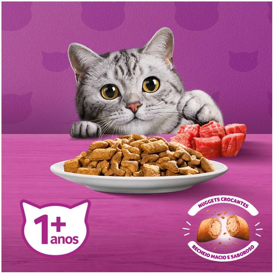 Ração Seca Whiskas Mix de Carnes para Gatos Adultos - 2,7Kg
