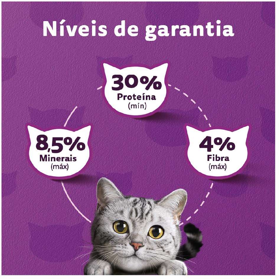 Ração Seca Whiskas Mix de Carnes para Gatos Adultos - 2,7Kg