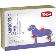 Anti-inflamatório Ibasa Carprofeno para Cães - 25 mg
