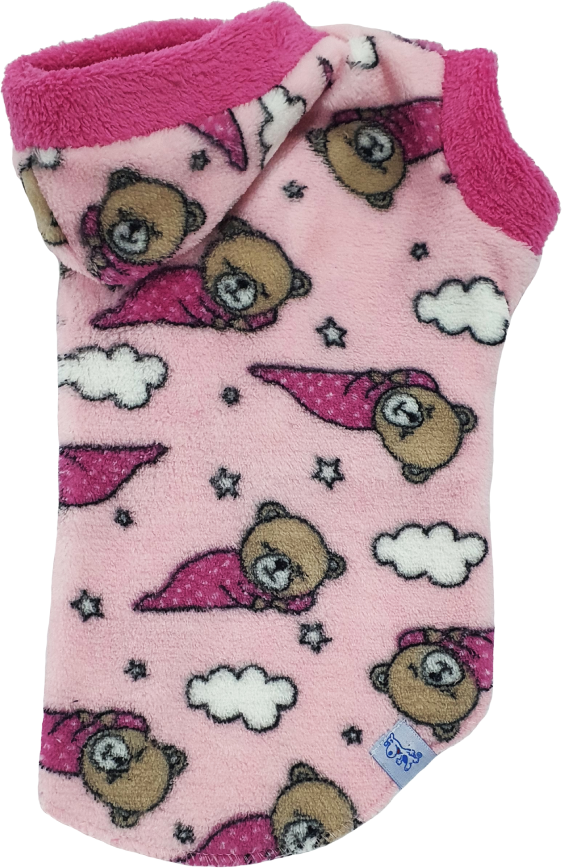 Agasalho Pickorruchos Puppy Rosa Estampas Sortidas - Tam. 01