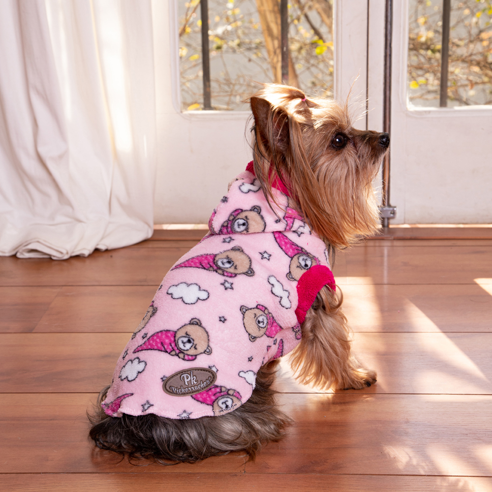Agasalho Pickorruchos Puppy Rosa Estampas Sortidas - Tam. 01