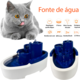 Fonte Bebedouro Duracats Azul para Cães e Gatos