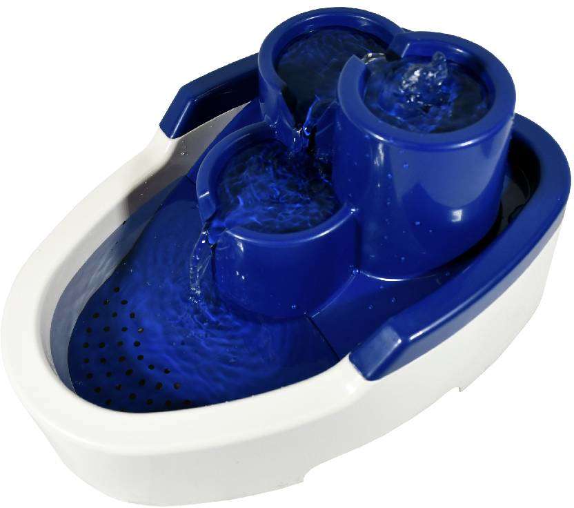 Fonte Bebedouro Duracats Azul para Cães e Gatos - Bivolt