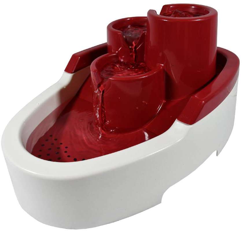 Fonte Bebedouro Duracats Vermelho para Gatos - Bivolt