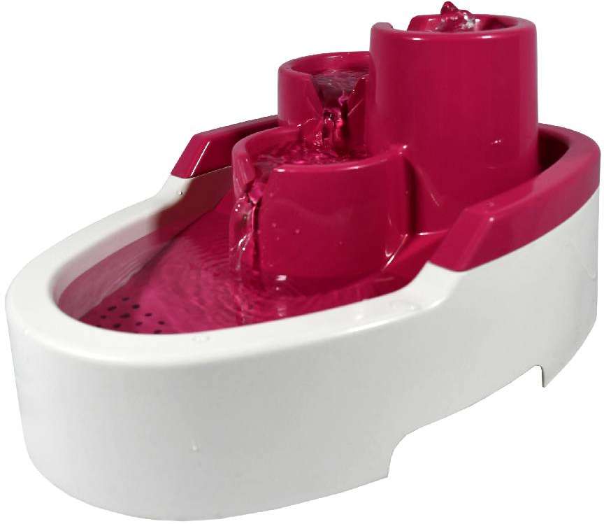 Fonte Bebedouro Duracats Rosa para Gatos - Bivolt
