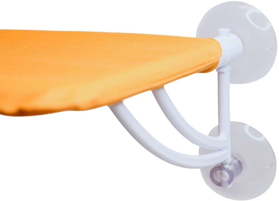 Cama Janela com Ventosa Petlon Laranja para Gatos - Tam. Único