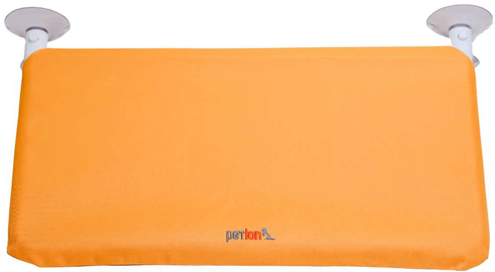 Cama Janela com Ventosa Petlon Laranja para Gatos - Tam. Único