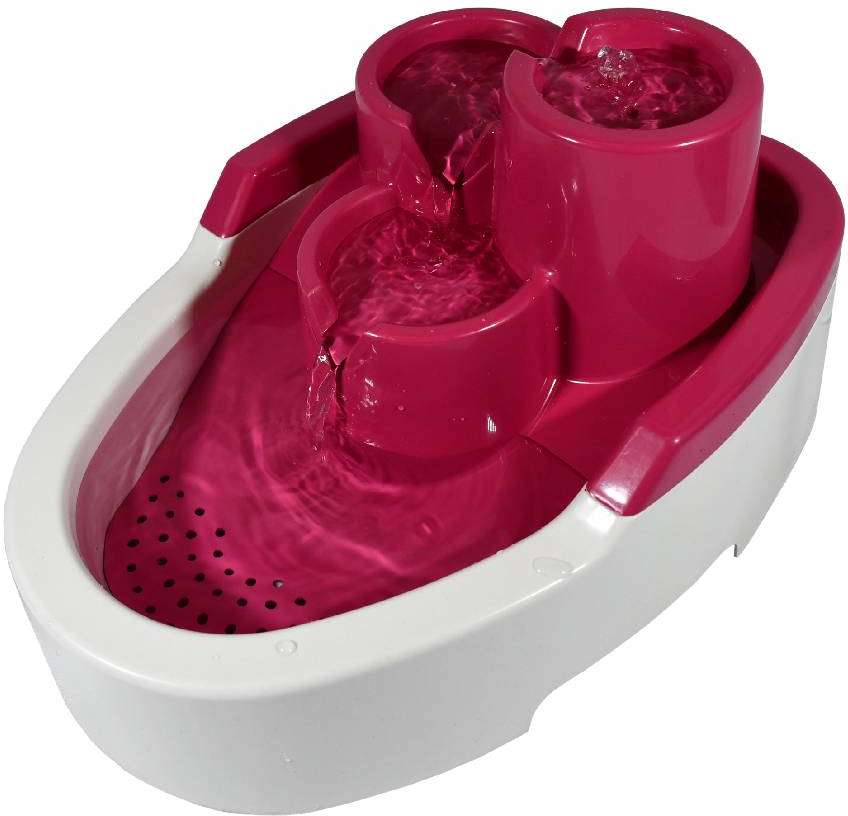Fonte Bebedouro Duracats Rosa para Gatos - Bivolt