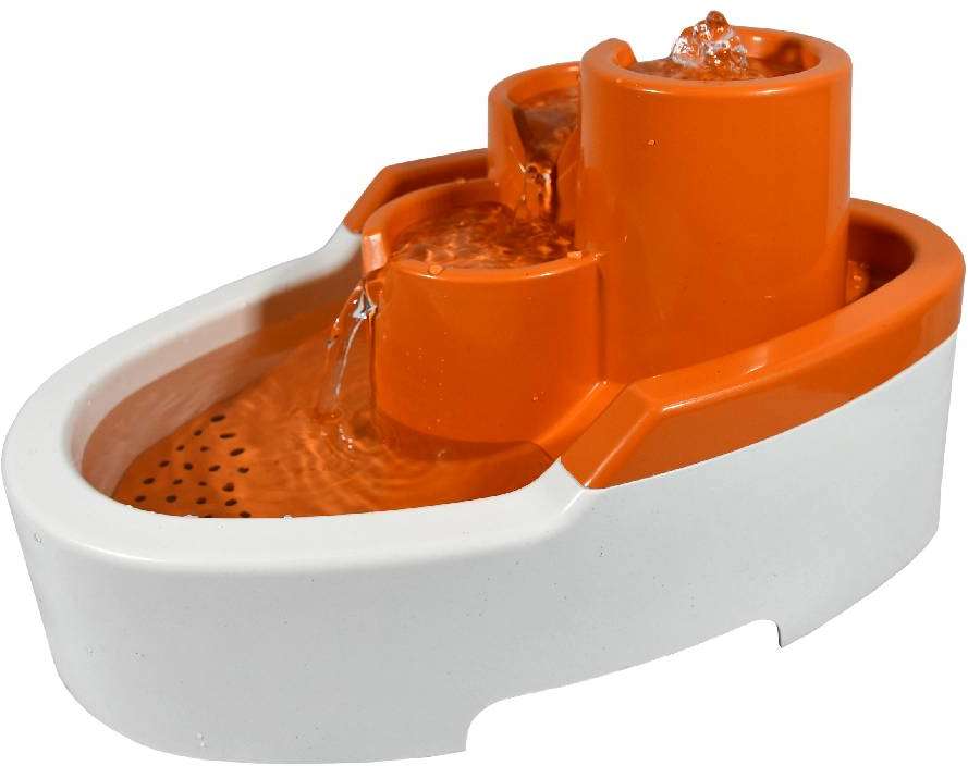 Fonte Bebedouro Duracats Laranja para Gatos - Bivolt