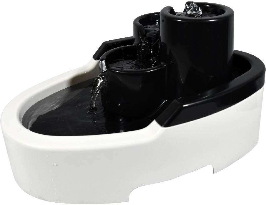 Fonte Bebedouro Duracats Preto para Gatos - Bivolt