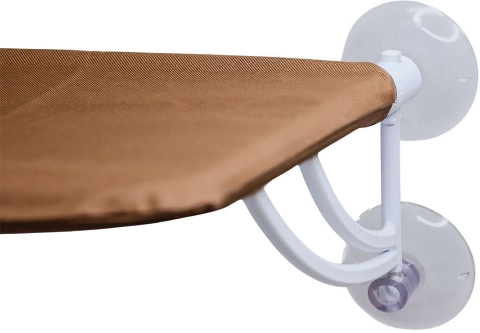 Cama Janela com Ventosa Petlon Marrom para Gatos - Tam. Único
