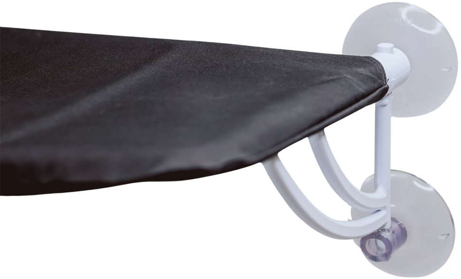 Cama Janela com Ventosa Petlon Preta para Gatos - Tam. Único