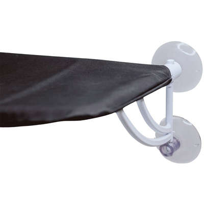 Cama Janela com Ventosa Petlon Preta para Gatos