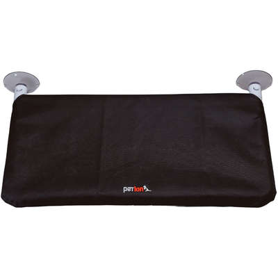 Cama Janela com Ventosa Petlon Preta para Gatos