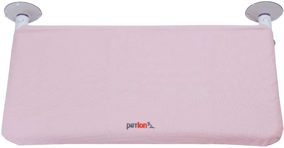 Cama Janela com Ventosa Petlon Rosa para Gatos - Tam. Único