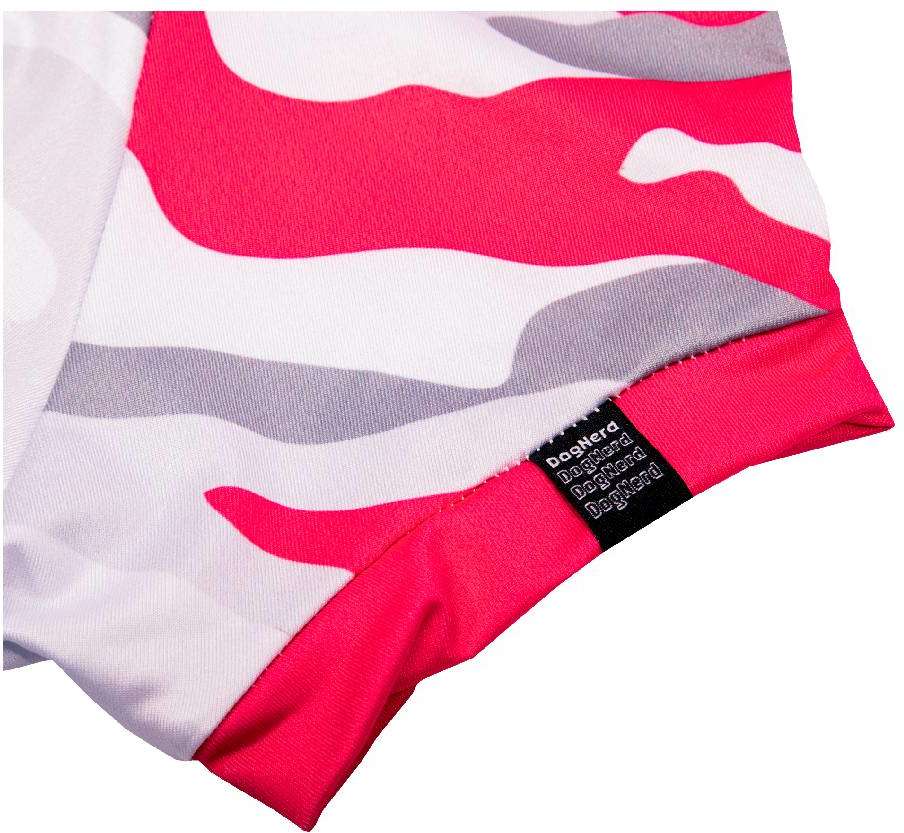 Camiseta Pet Camuflada Rosa - Tam. 05