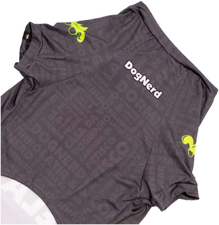 Camiseta Pet Pela Comida Cinza para Cães - Tam. 05