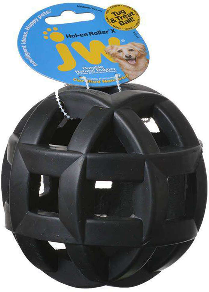 Brinquedo JW Dog Holee Roller X Preto - Tam. Único
