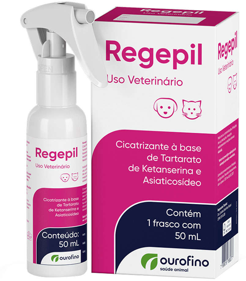 Cicatrizante Ourofino Regepil - 50 mL