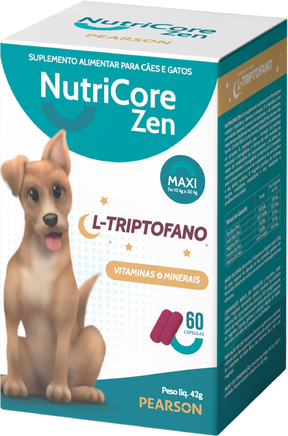 Suplemento Alimentar NutriCore Zen Maxi 750 mg - 60 Cápsulas
