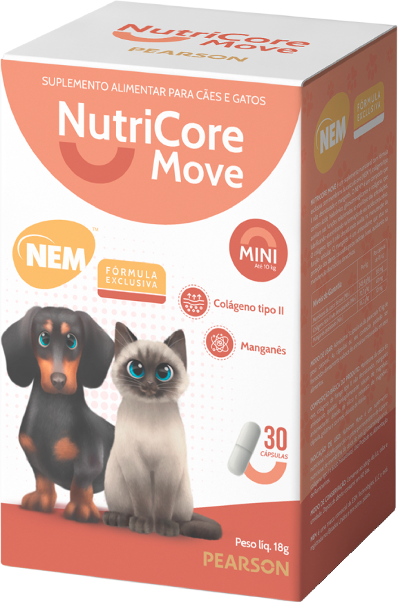 Suplemento Alimentar NutriCore Move Mini 135 mg - 30 Cápsulas