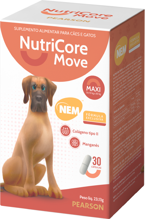 Suplemento Alimentar NutriCore Move Maxi 405 mg - 30 Cápsulas