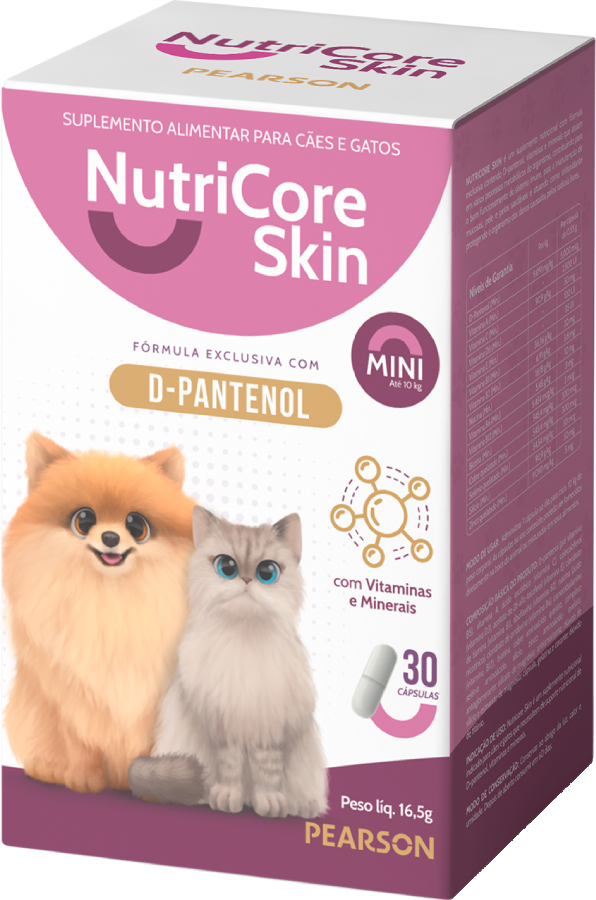 Suplemento Alimentar NutriCore Skin Mini - 30 Cápsulas