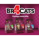 Ração Seca BR4 Cats Arroz e Frango para Gatos Castrados