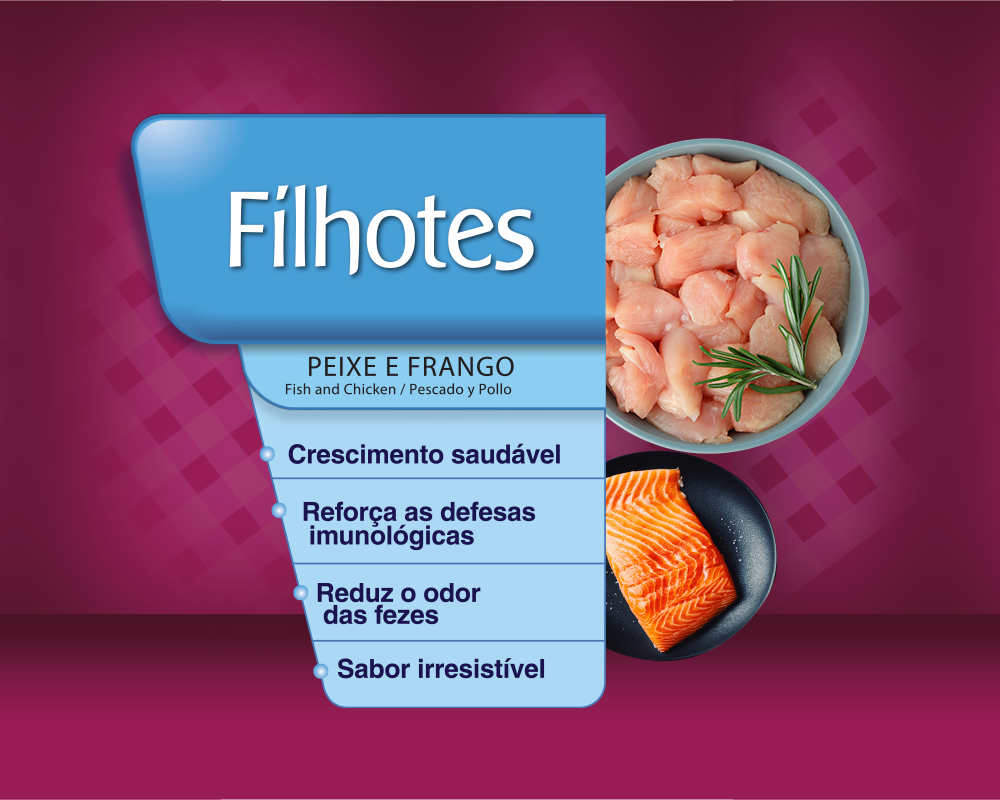 Ração Seca BR4 Cats Peixe e Frango para Gatos Filhotes - 7Kg