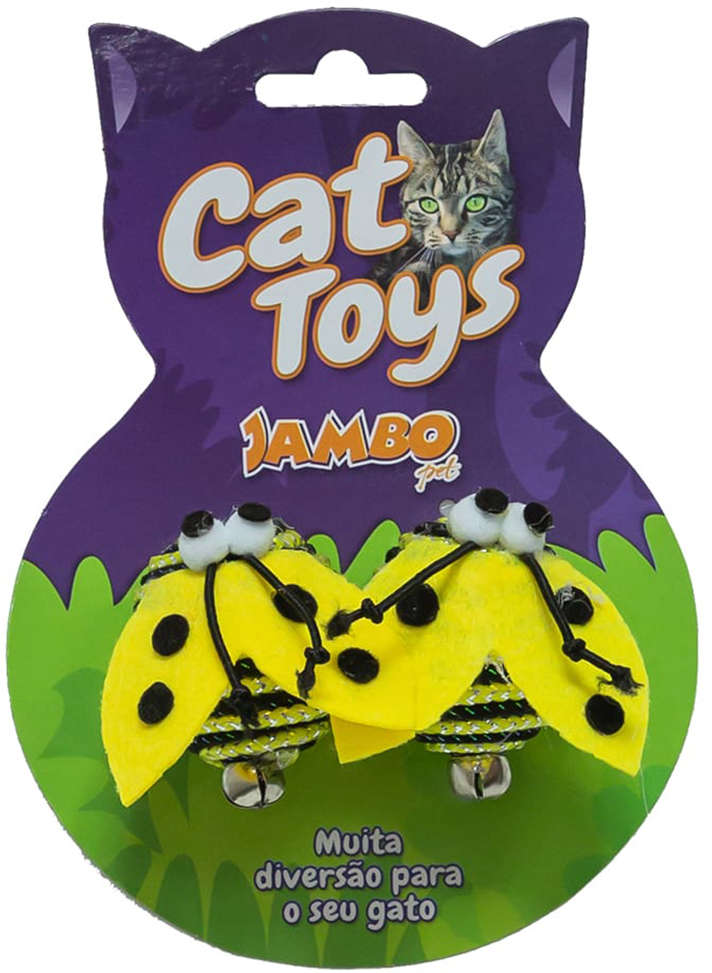 Brinquedo Abelhinha Redonda para Gatos - Tam. Único