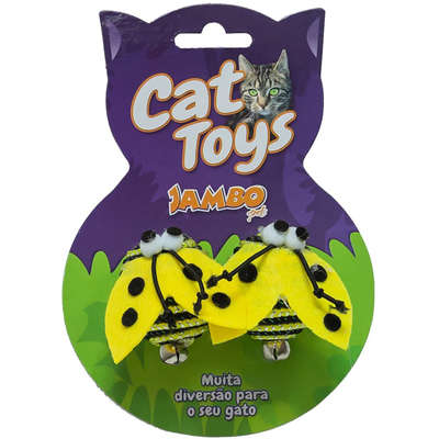 Brinquedo Abelhinha Redonda para Gatos