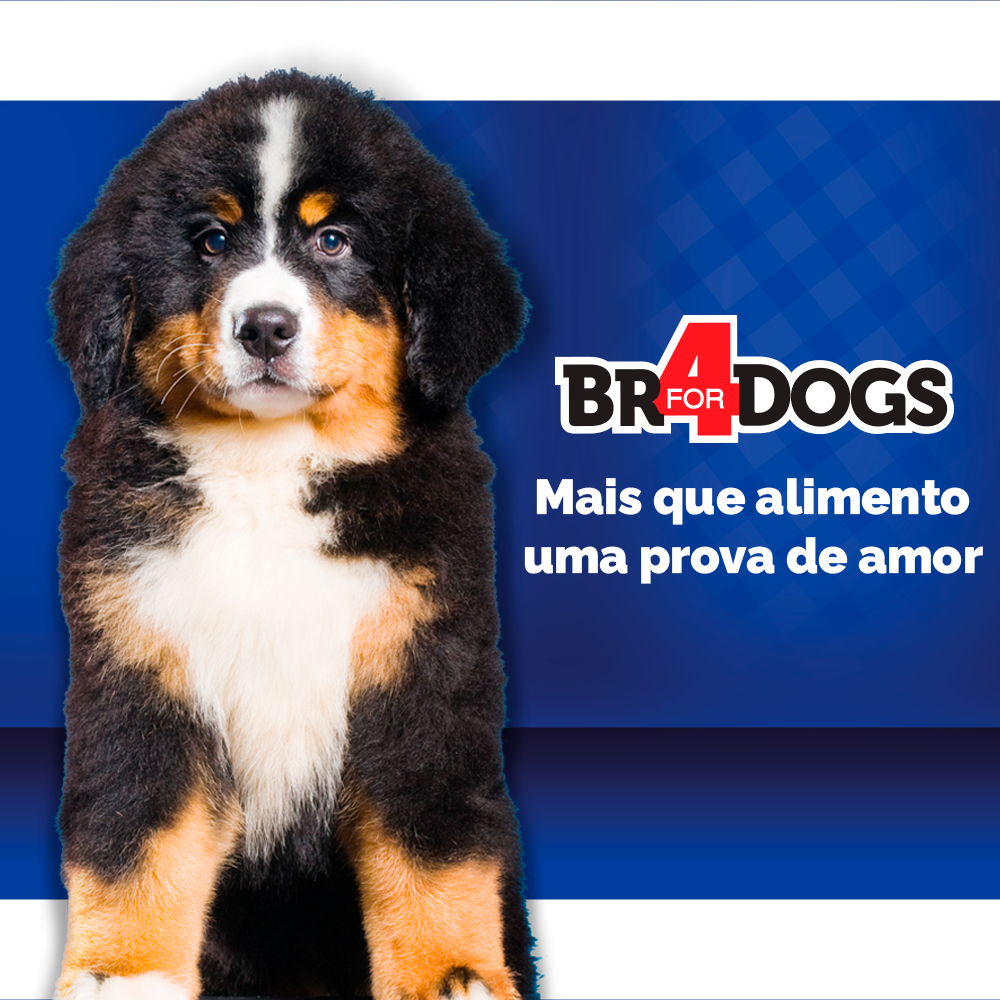 Ração Seca BR4 Dogs Arroz e Frango para Cães Filhotes Raças Grandes e Gigantes - 7Kg