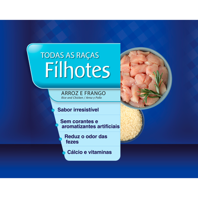 Ração Seca BR4 Dogs Arroz e Frango para Cães Filhotes