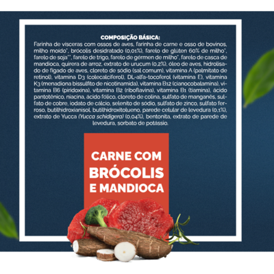 Ração Seca Snow Dog Carne com Brócolis para Cães Adultos
