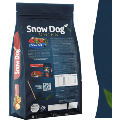 Ração Seca Snow Dog Frango com Chips de Batata Doce para Cães Adultos