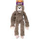 Brinquedo Mordedor Pelúcia Macaco Peludo Marrom