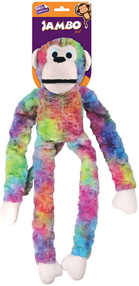 Brinquedo Mordedor Pelúcia Macaco Curly Carnival - Tam. Único