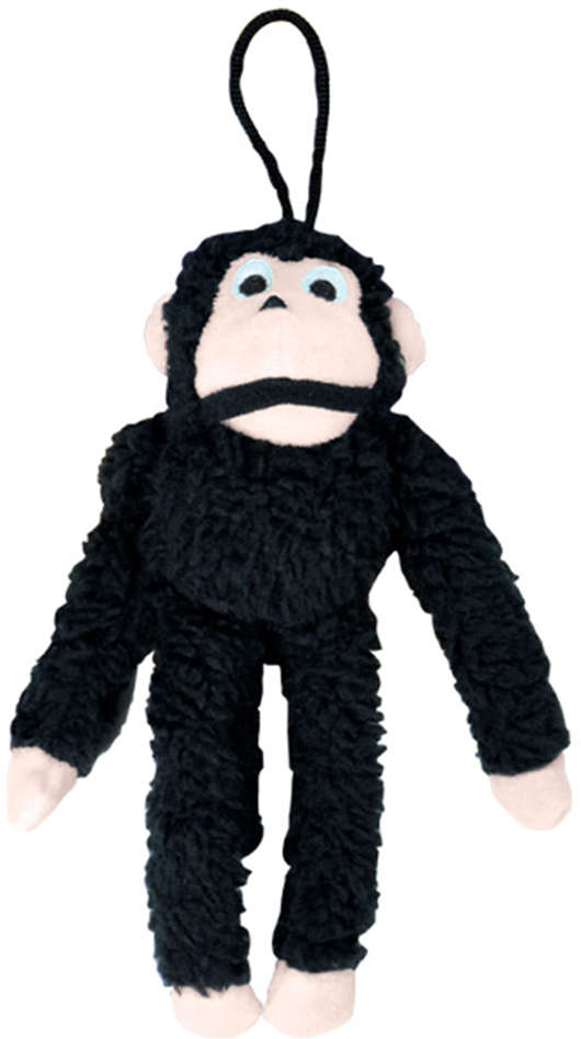 Brinquedo Mordedor Pelúcia Macaco Mini Preto - Tam. Único