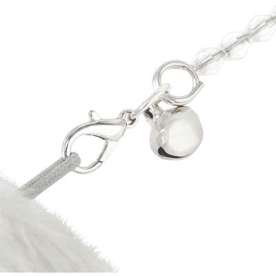 Brinquedo Varinha Fur Ball com Sino Cinza
